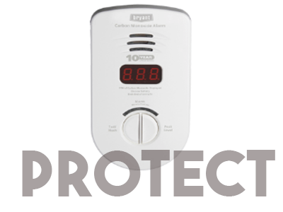 Home carbon monoxide protector alarm.